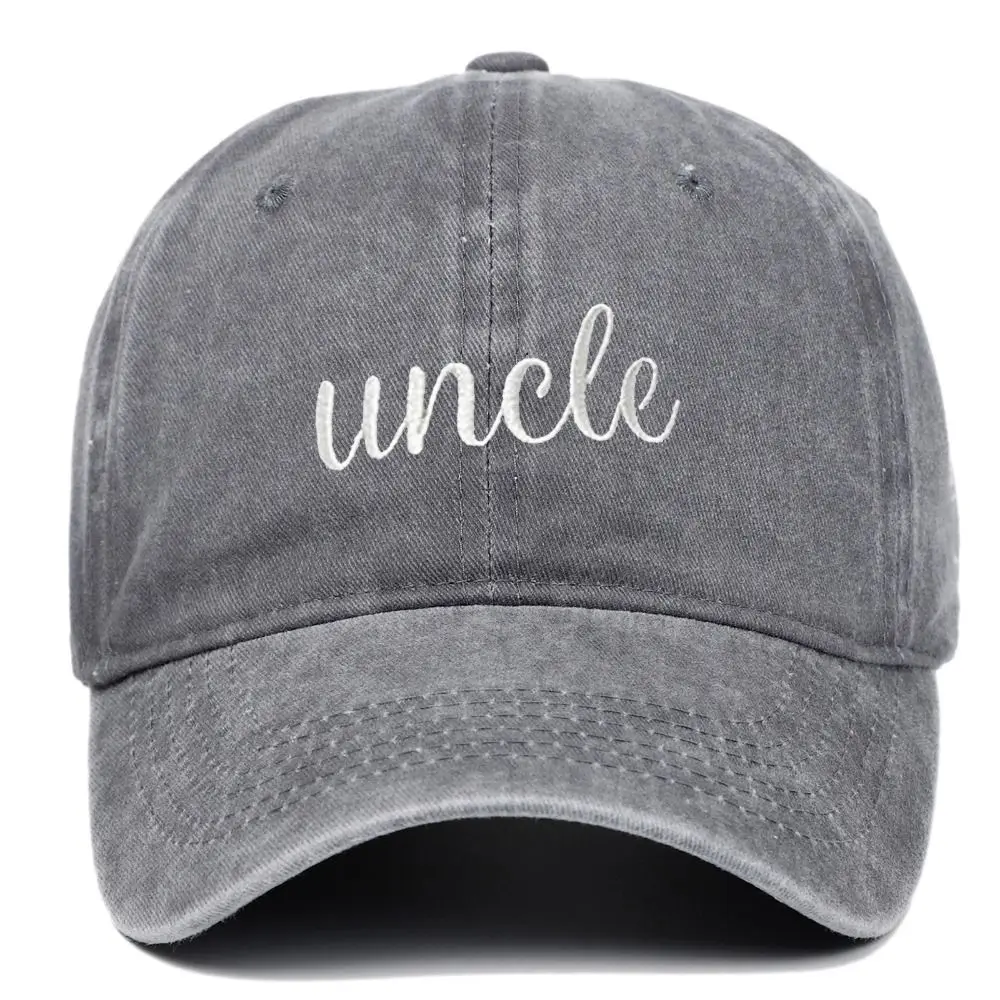 Washed Cotton Uncle Auntie Matching Caps Adjustable Vintage Couple Baseball Hats Breathable Casual Outdoor Sunscreen Hats