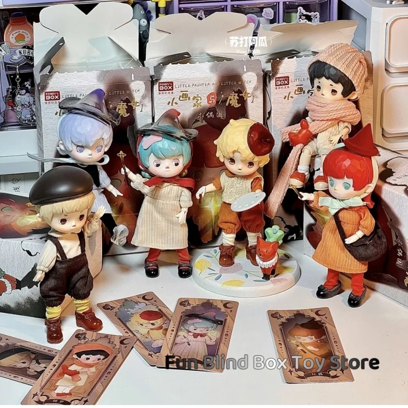 

Genuine Penny Box Puppet The Painter Witch Series Blind Box Movable Doll Obtisu11 1/12bjd Mystery Box Toy Doll Anime Figure Gift