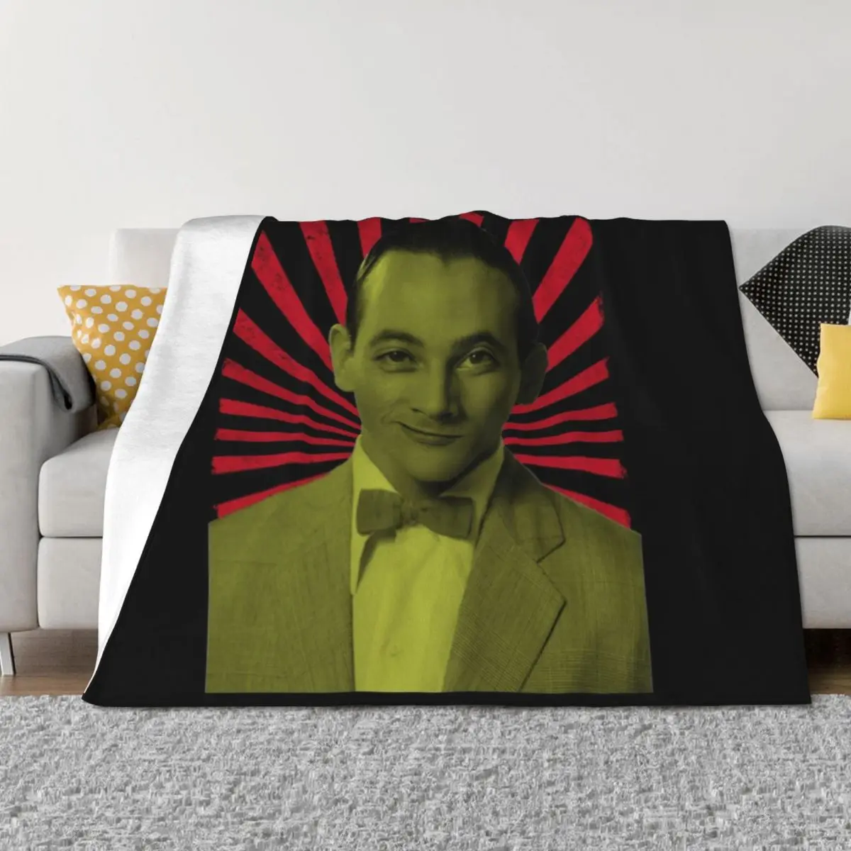

Pee Wee Herman Throw Blanket Hair Hairys Flannel Stuffeds Blankets