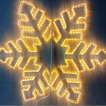 UL120V  LED rope light  Snowflake motif lights holiday decor