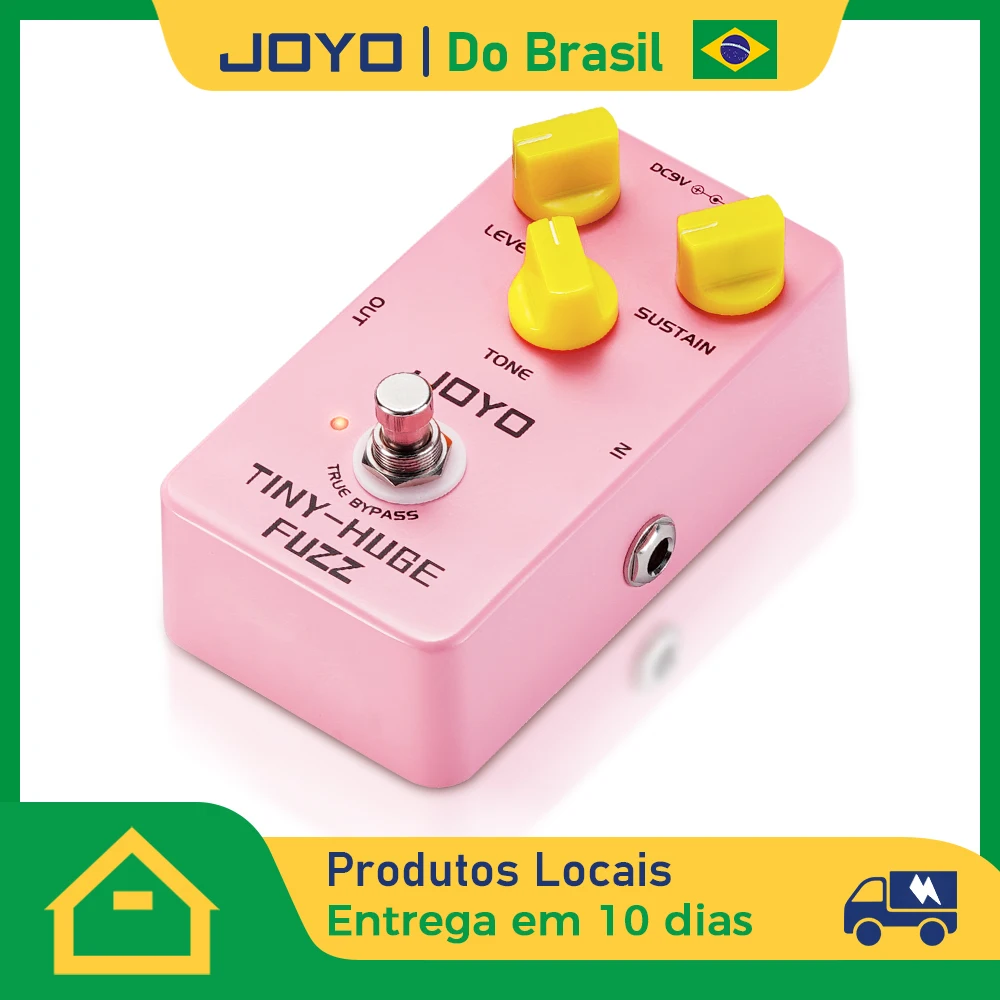 joyo-jf-26-tiny-huge-fuzz-pedal-90s-vintage-fuzz-sound-punchy-bass-unique-sustain-for-metal-rock-style