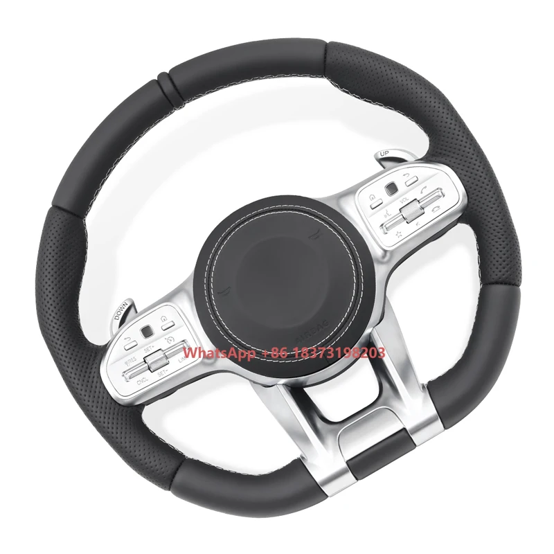 

Кожаный руль автомобиля для Mercedes-Benz AMG GT для C190 W205 C205 W166 W167 W177 W213 W217 C217 W222 W223 W253 W257 W292