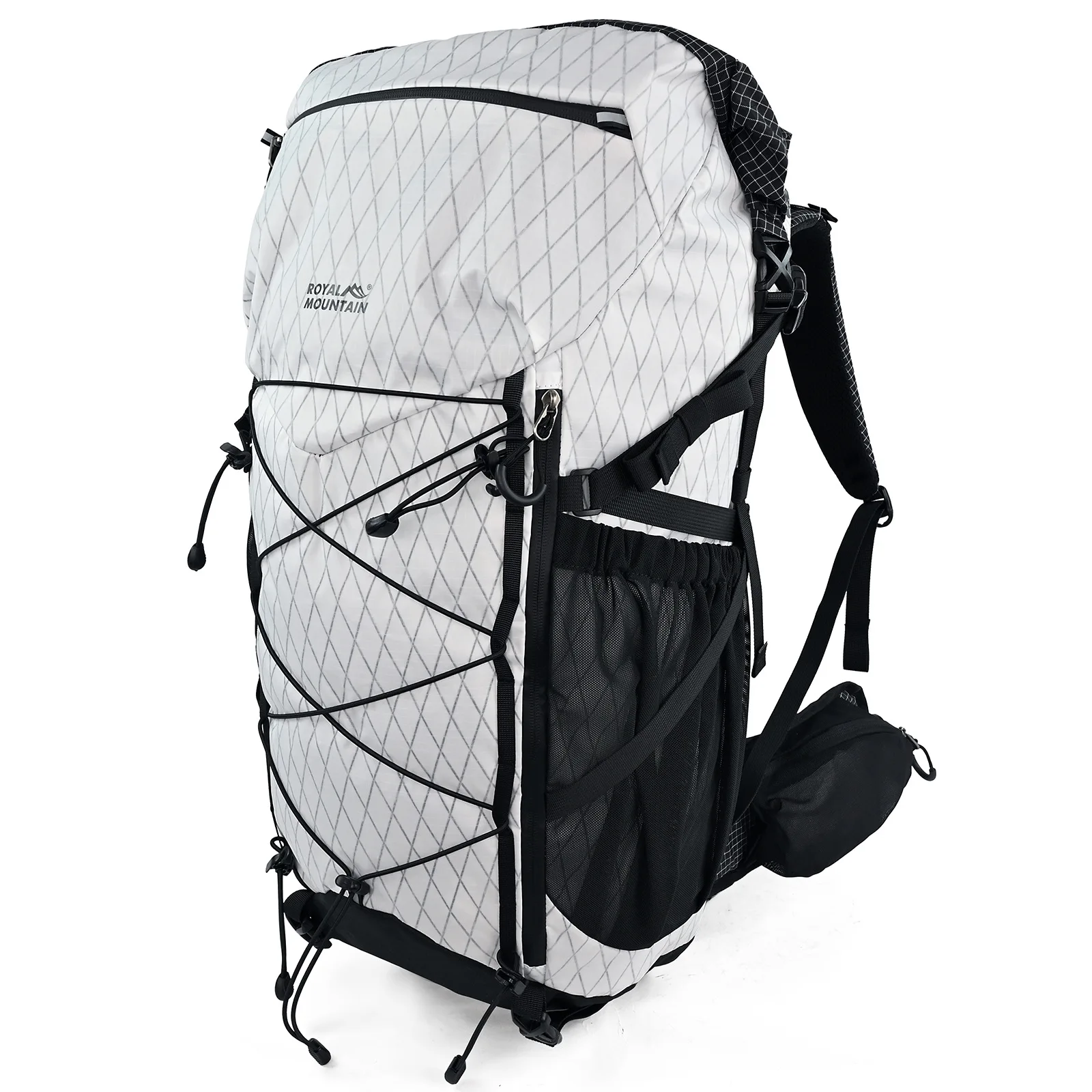 Outdoor X-PAC Durable Outdoor Climbing Bag Multi-Functional Roll-Up Top Adjustable Back Panel Hiking Camping Double Shoulder Bag