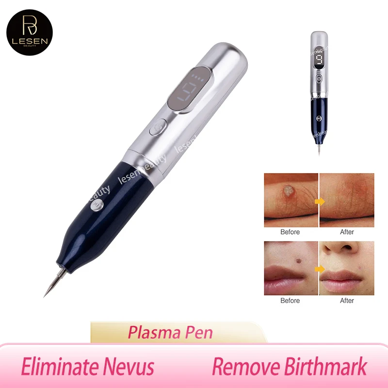 Éliminateur de verrues et d'étiquettes cutanées, stylo plasma LCD, papillomes, laser électrique, élimination des tatouages, taches de rousseur, taches foncées, kit de cautériseur de taupe