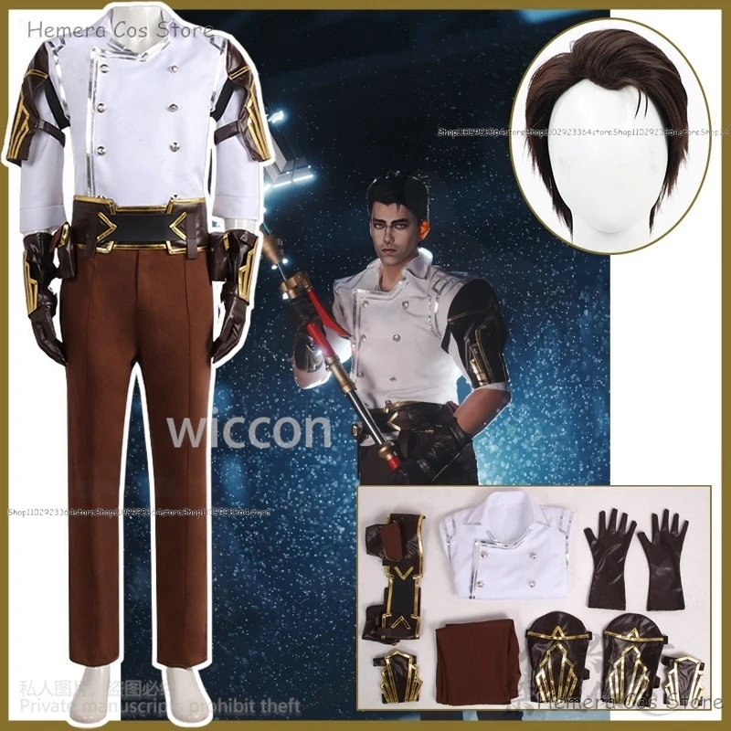 Lol jogo liga das lendas anime arcano cosplay jayce traje uniforme camisa terno para homem mulher halloween natal personalizado