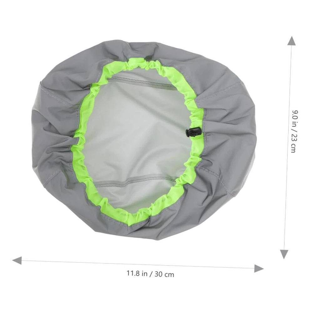 Casco da equitazione Esercizio Copri casco da bicicletta Eccersise Custodia riflettente per bici Attrezzatura antipioggia ad alta visibilità