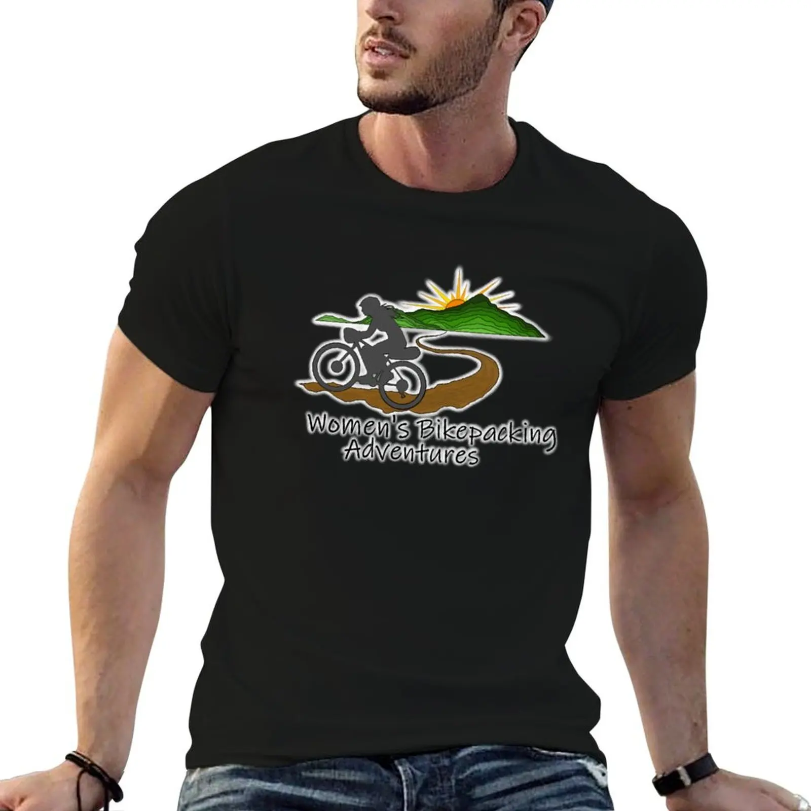 Women's Bikepacking Adventures T-Shirt Outdoor Activity Sports T-Shirt