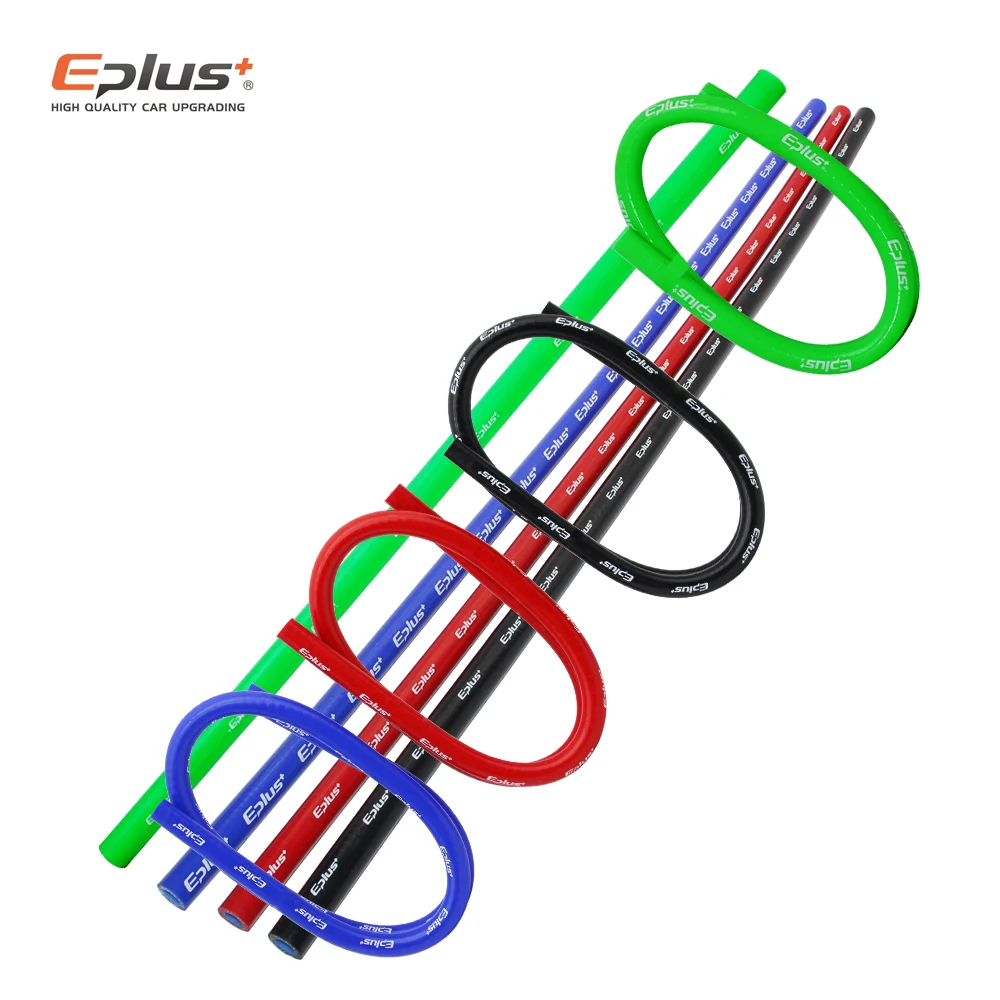 

4 Layers Polyester Silicone Hoses Straight 1 Meter Car Engine Universal High Temperature Silica Gel Tube Black Blue Red Green