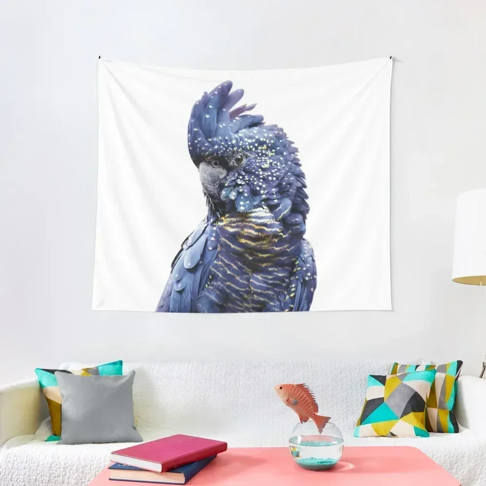 Black Cockatoo Tapestry Home Decorations Aesthetic Funny Tapestry