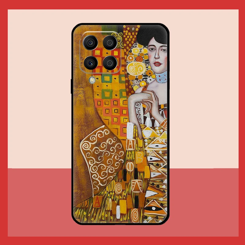 قبلة بواسطة غوستاف كليمت حافظة لهاتف سامسونج جالاكسي M31 M21 M13 M33 M53 M15 M35 M55 M16 M36 M56 M12 M32 M52 M14 M34 M54 #5