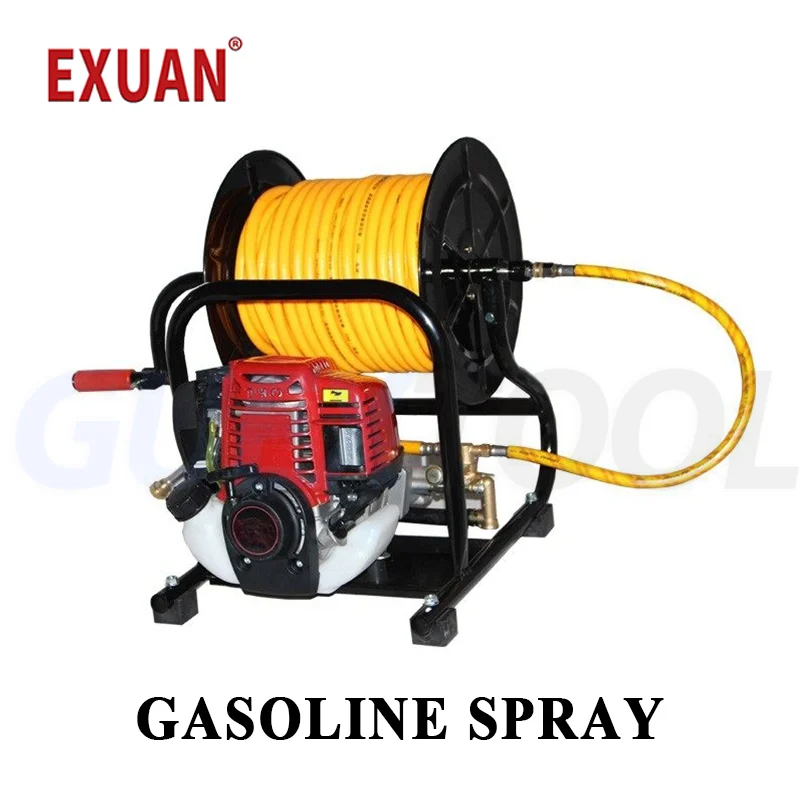 Gaso line Pesticide Sprayer Four-stroke Engine Motor High-pressure Spraying Machine 1.5KW Power 12KG Lightweight Garden Car