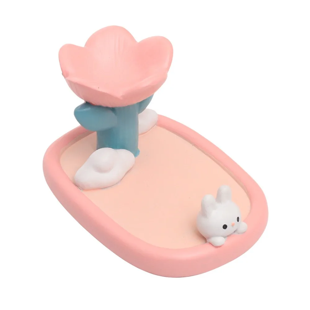 

Подставка для мобильного телефона с кроликом, поддержка телефона, держатель для телефона из смолы-тюльпана, декор для стола, мультяшный кронштейн для мобильного телефона, маленькие подарки