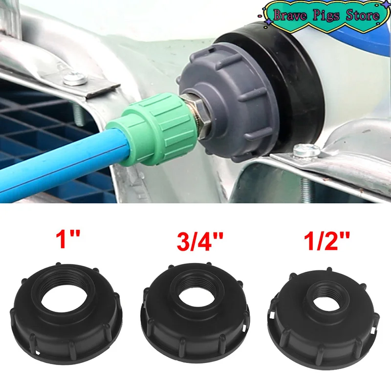 

1Pcs S60X6 IBC Tank Adaptor Connector Fittings Coarse Threaded Cap To 1/2" 3/4" 1"