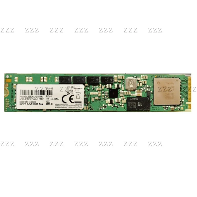 ZZ PM983 For Samsung 960GB 1TB SSD Almost PCIe NVMe M.2 22110 Enterprise