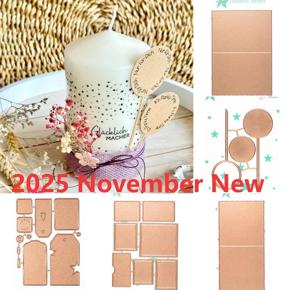 

Weihnachtsmann - Geschenke Tannenbaum New Cutting Dies Stamps For DIY Scrapbooking Crafts Maker Photo Album Template Handmade