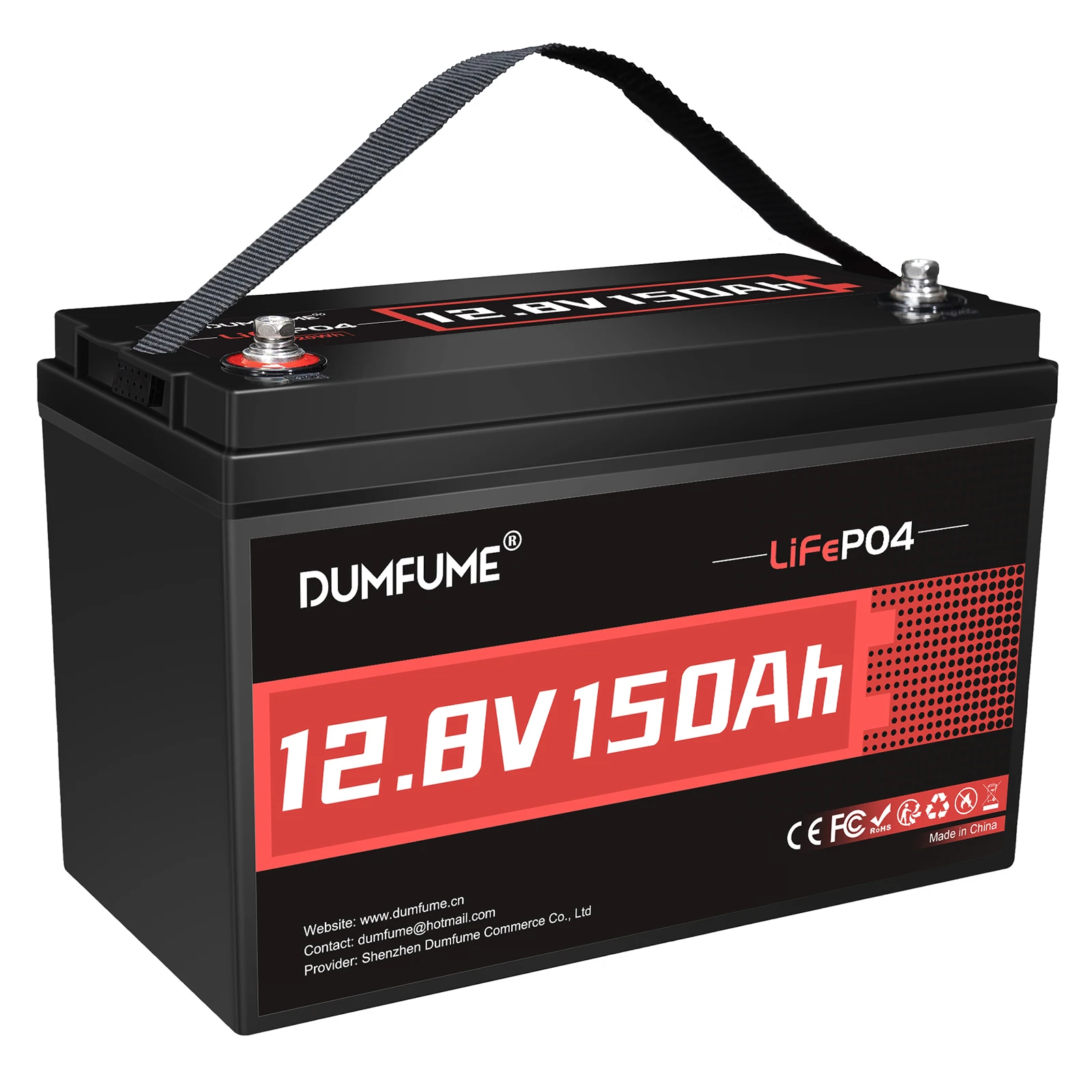 Dumfume 12V 150Ah L…