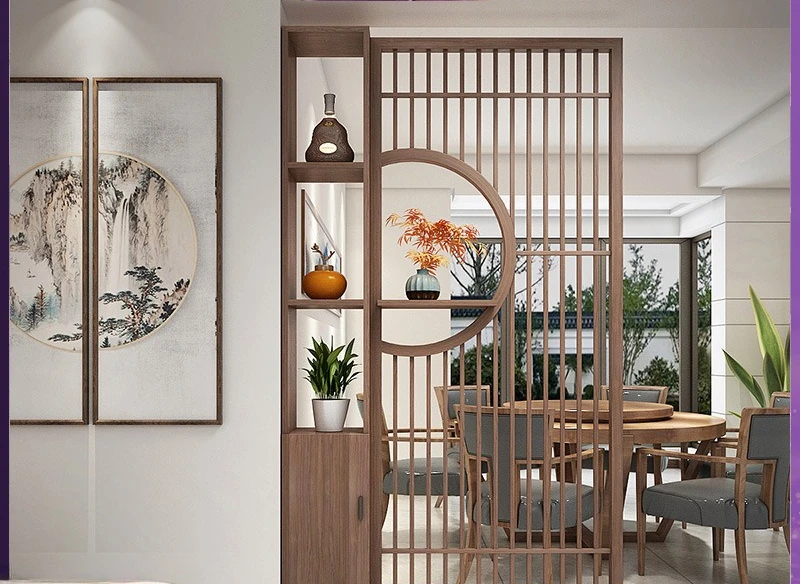 New Chinese-style screen partition cabinet, living room entrance door blocking, small apartment