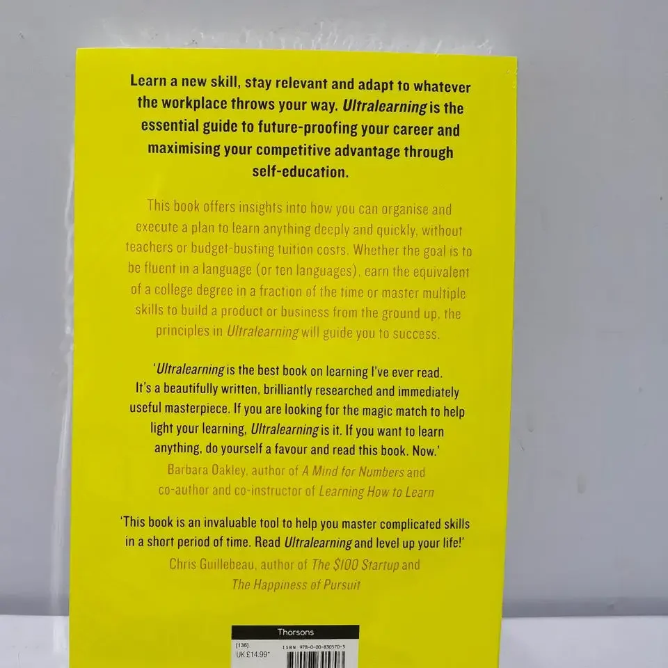 Ultralearning Accelerate Your Career By Scott H. Young Master Hard Skills and Outsmart The Competition English Book