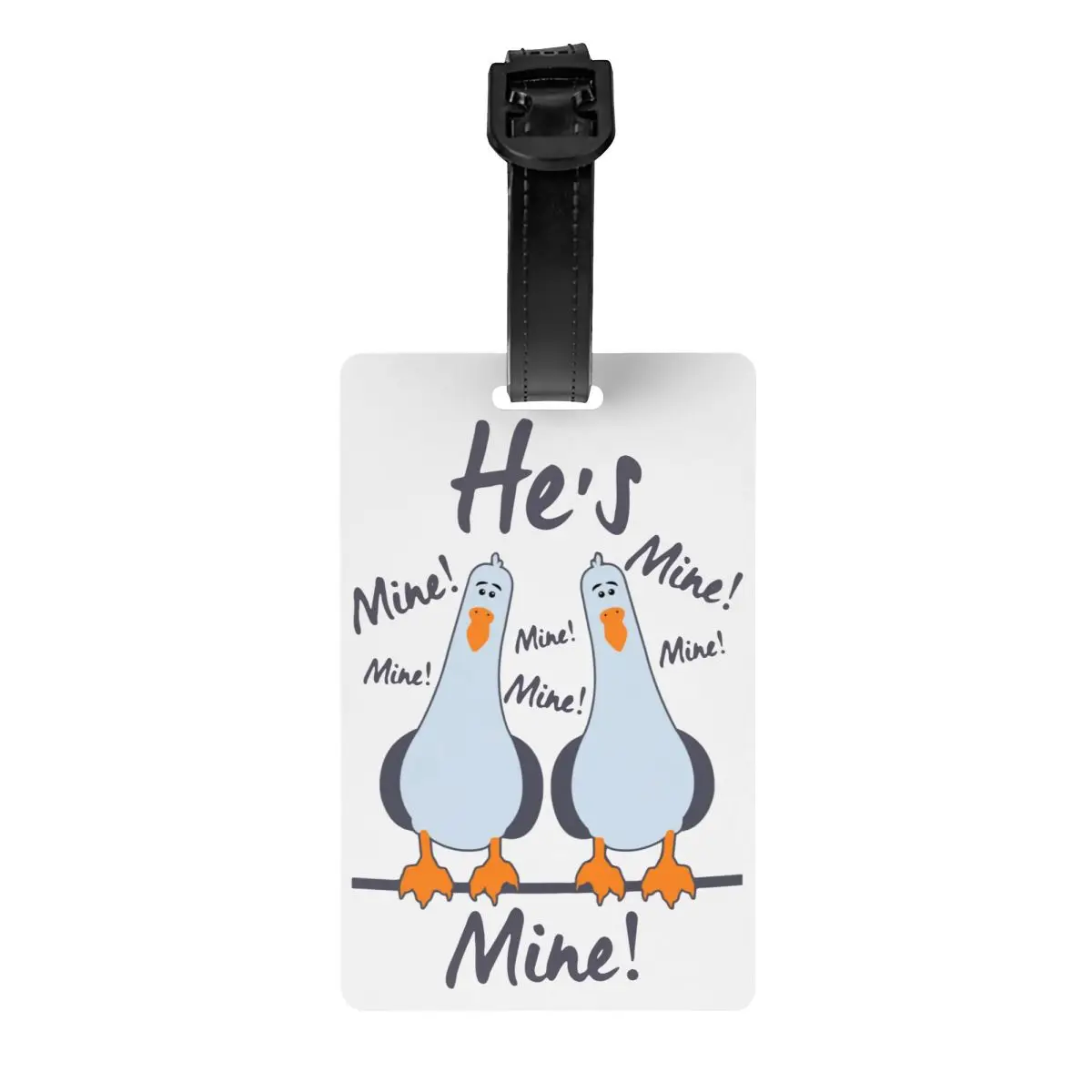 

Finding Nemo He's Mine Seagull Luggage Tag for Suitcase Privacy Cover Name ID Card