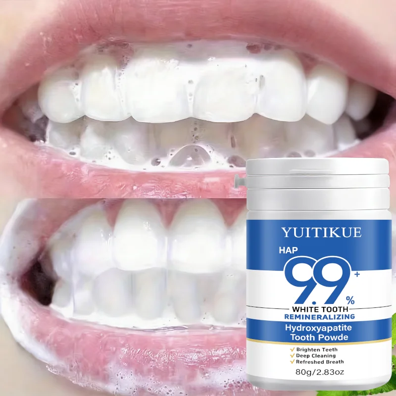 Remineralizing Toothpaste - YUITIKUE 80g HAP Hydroxyapatite Tooth Powder