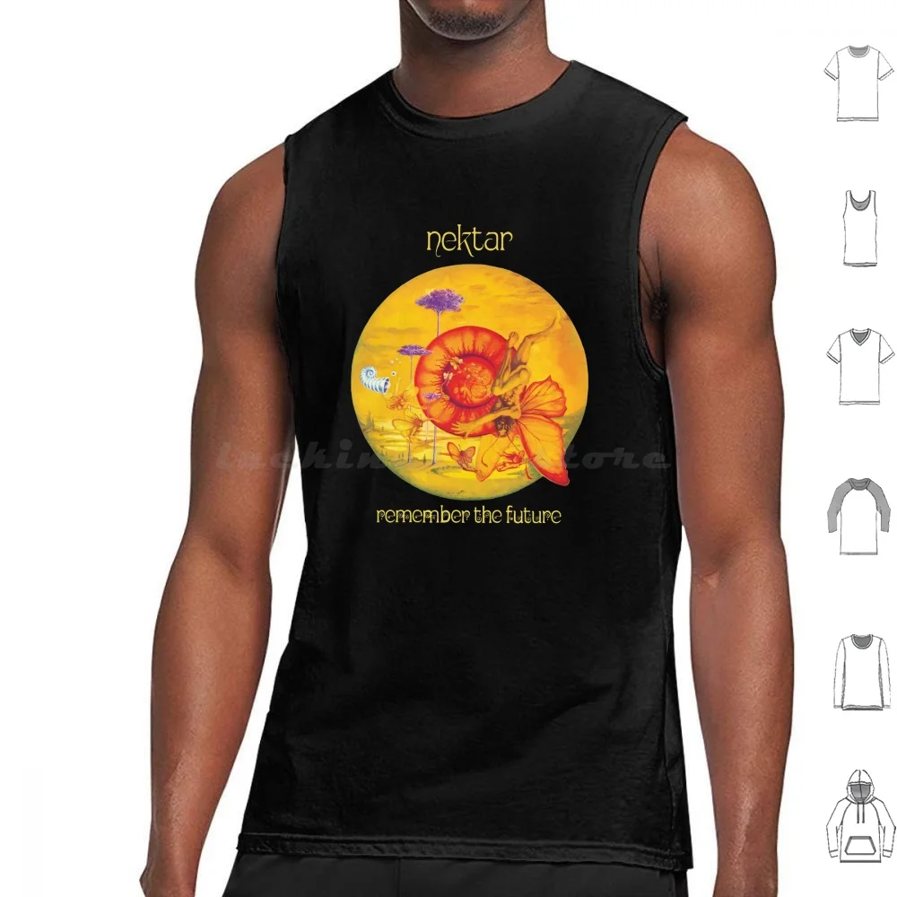 Retro Prog Rock Tank Tops Vest Sleeveless Prog Progressive Krautrock Classic Vinyl Nektar Psychedelic