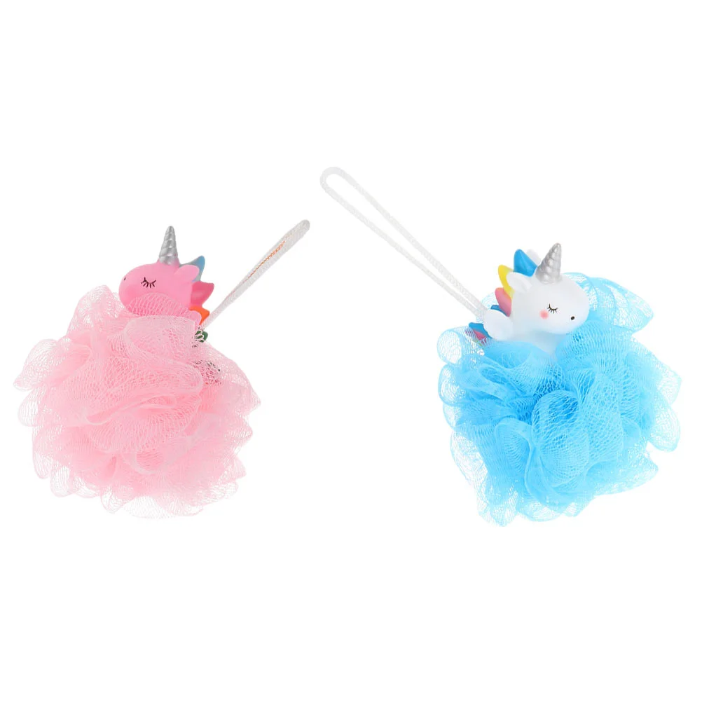 

Shower Sponges for Men Unicorn Bath Ball Body Lotion Net Scrubber Miss Kids Wash