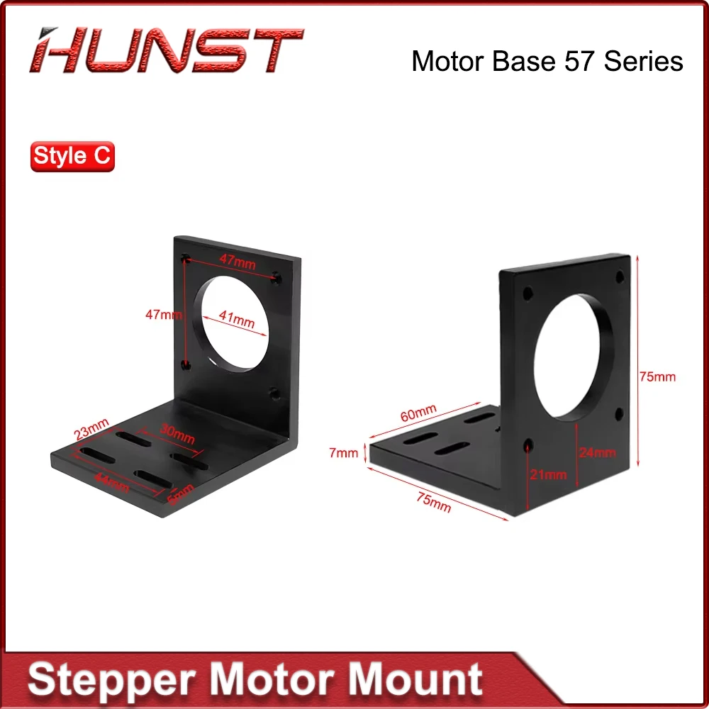 HUNST قاعدة المحرك 57 سلسلة المحرك الألومنيوم قاعدة تركيب السحابة تصاعد قوس دعم المحرك قاعدة ثابتة