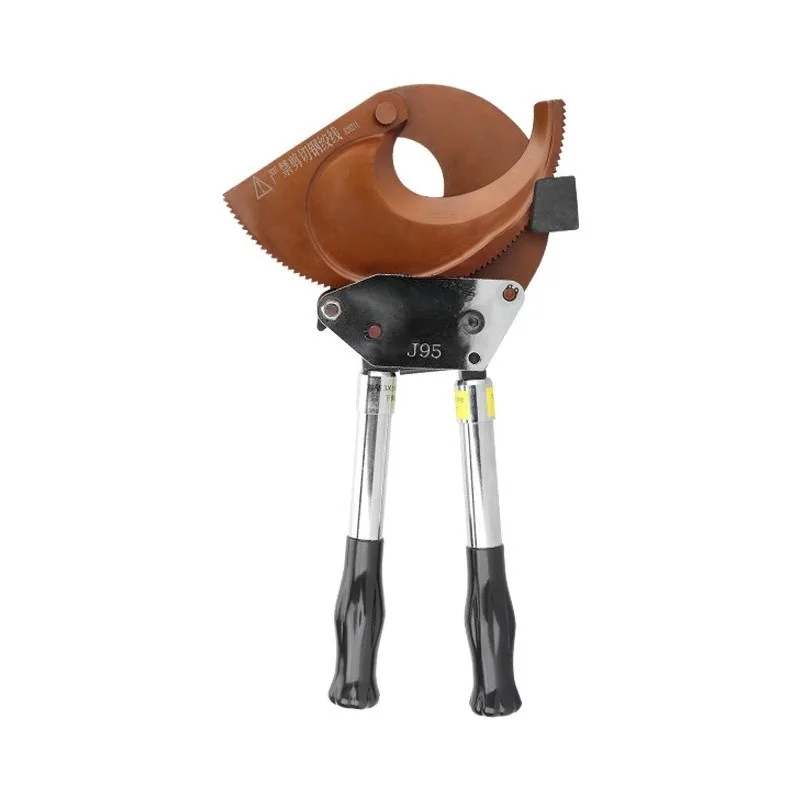

Manual cable scissors ratchet bolt cutters J40-100 steel core armored strand cutting tool portable