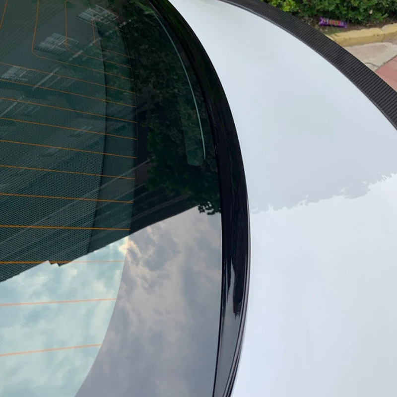 Nuevo alerón impermeable para ventana trasera de coche, alerón de retención para maletero para Tesla modelo 3