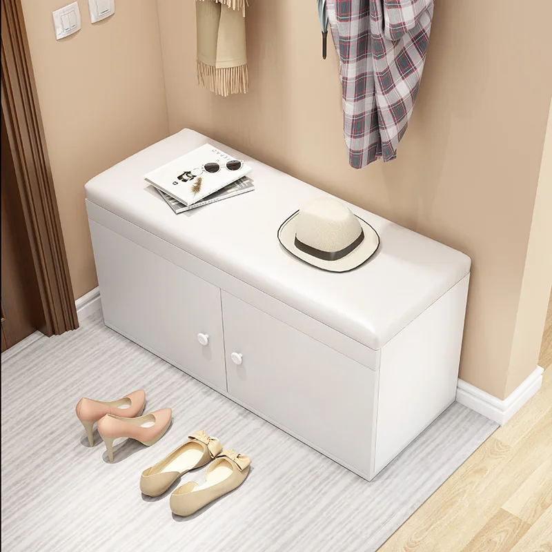 Shoe rack simple door household shoe changing stool into the home upholstered cushion storage cabinet can sit on the shoe cabine