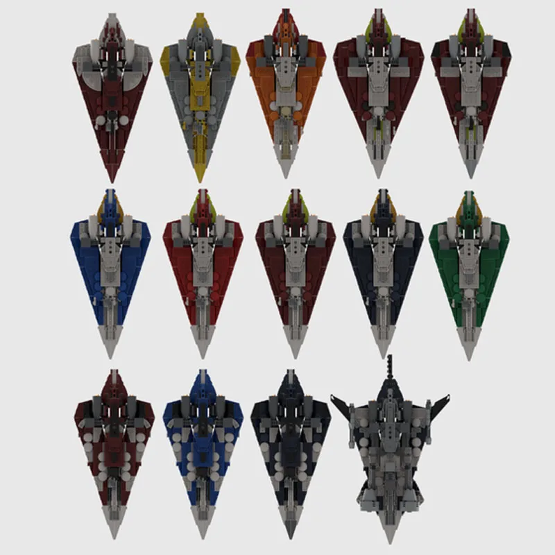 ชุดประกอบโมเดลยานรบอวกาศ Delta-7b รุ่น Delta-7 Aethersprite-class จำนวน 4061 ชิ้น ของสะสม MOC ประกอบเองได้ ของเล่นสำหรับเด็กผู้ชาย ของขวัญเทศกาล