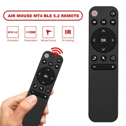 MT4 5.2 Smart Home Bluetooth Remote IR Learning Remote Controller Is Suitable for Controlling TV Box Computer Projector