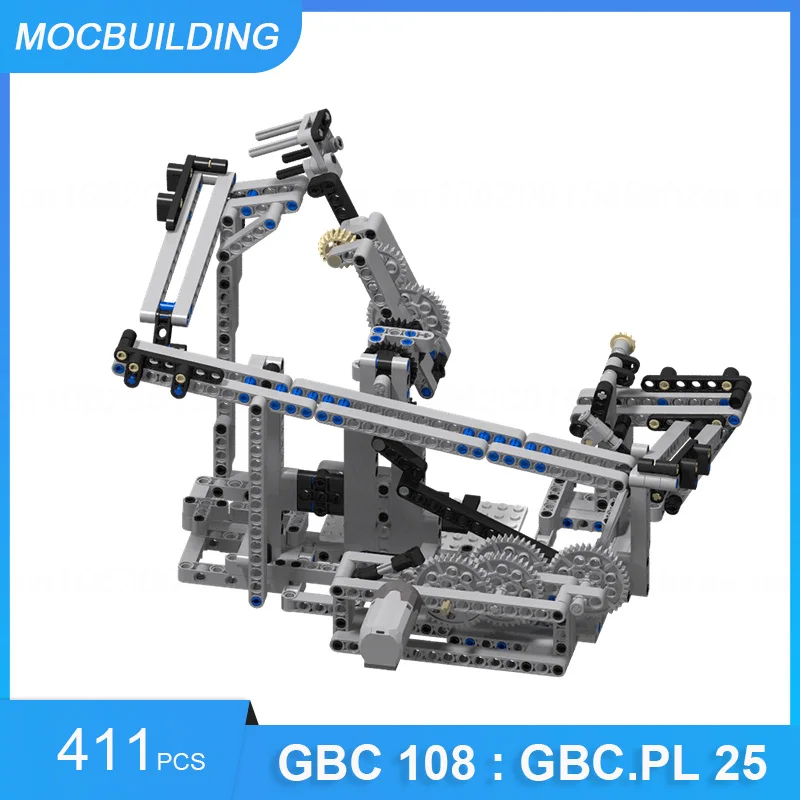 

MOC Building Blocks 108 : GBC.PL 25 LOOP Operation DIY Assemble Bricks Educational Creative Children Toys Kid Xmas Gifts 411PCS