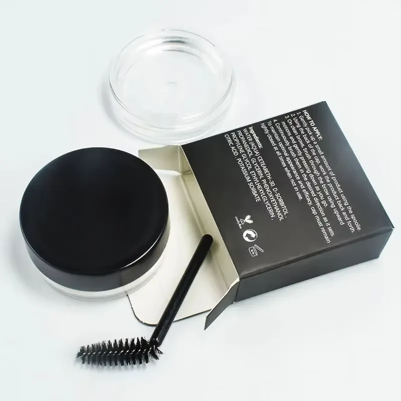 Custom Logo Private Eyebrow Soap Wax Dense Eyes Transparent Makeup Gel Styling Gel Wax Cosmetics Tools for Women Eyebrow Kit