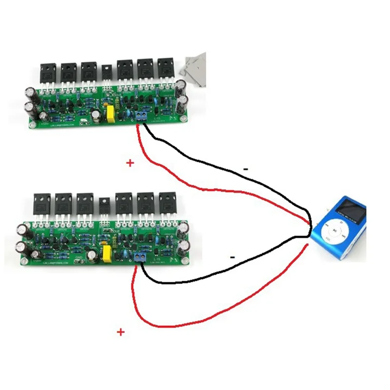 

【Flash Sale】2Pcs L15 FET Power Amplifier 2 Channels 3 Pairs IRFP240 IRFP9240 150W 8R ,300W 4R, 600W 2R