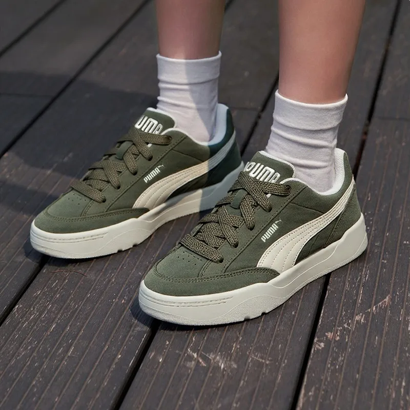 

Puma Green Men's and Women's Shoes New Park Sneakers Casual Sneakers 40160607