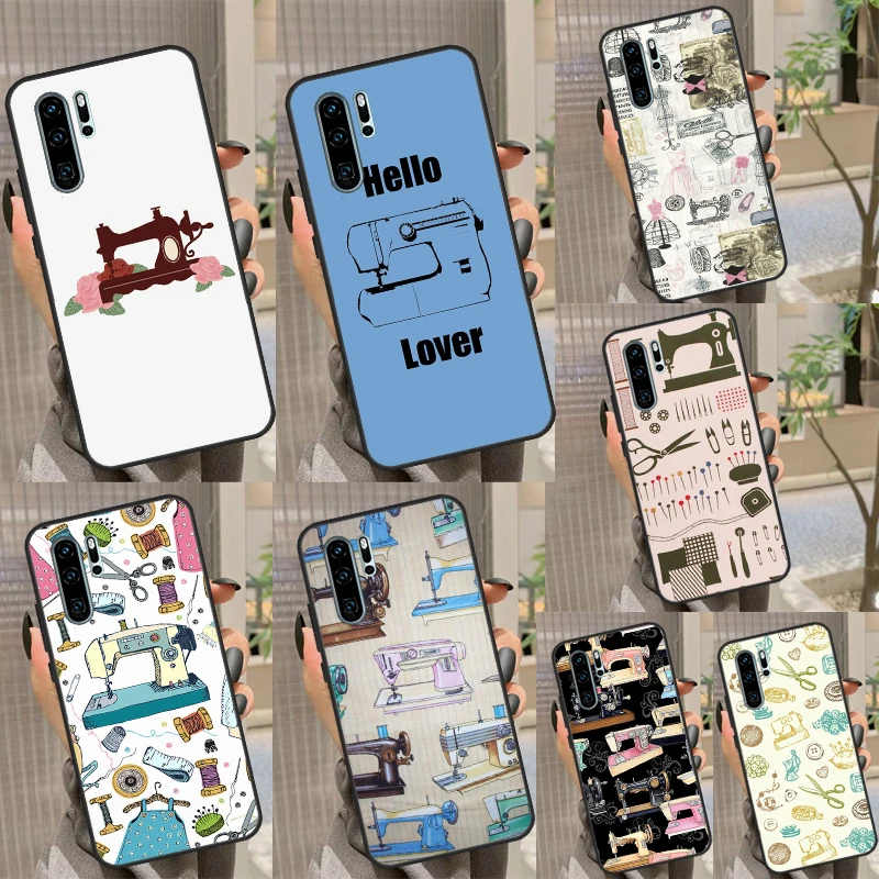 Sewing Machine Case For Huawei Nova 9 10 SE 5T 3i 8i 11i Y60 Y61 Y70 Y90 P20 P40 P30 Lite P60 Pro P Smart