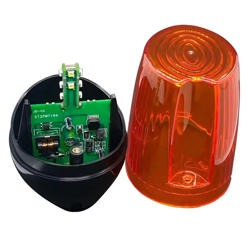 CQMF-AC DC 12-265V LED Flashing Strobe Lamp For Gate/Barrier Signal Alarms For Swing Sliding Gate/Light Lamp