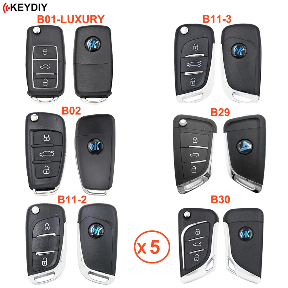 5pcs KEYDIY B Series B29 B01-LUXURY B02 B11-2 B11-3 B30  Remote Control for KD900 KD-X2 MiNI KD programmer