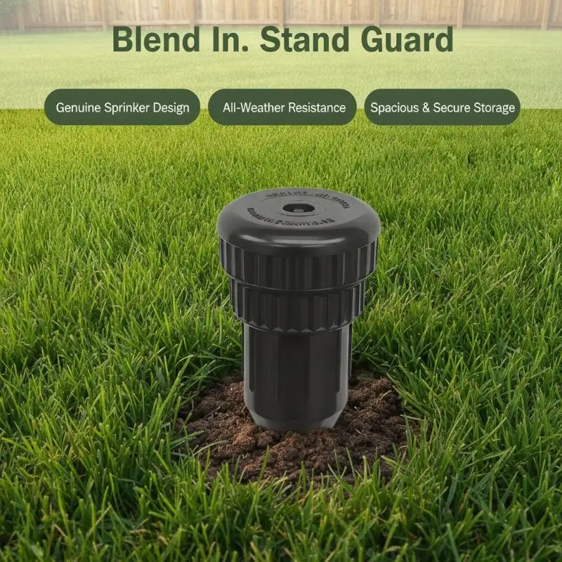 Garten-Schlüsselversteck, Realistischer Unterflur-Gießkanne-Schlüsselsafe, Keine Batterie Benötigt, Langlebiger Kunststoff für Gartensicherheit im Freien – Detail 1