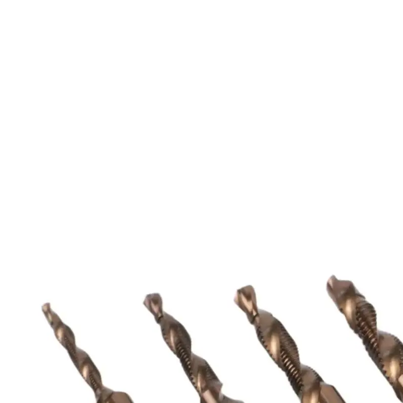 For M35 Drill Bit Set 6Pcs Spiral Thread For Stainless Steel Hard Metal Cast Iron Bronze Aluminum Power Tools