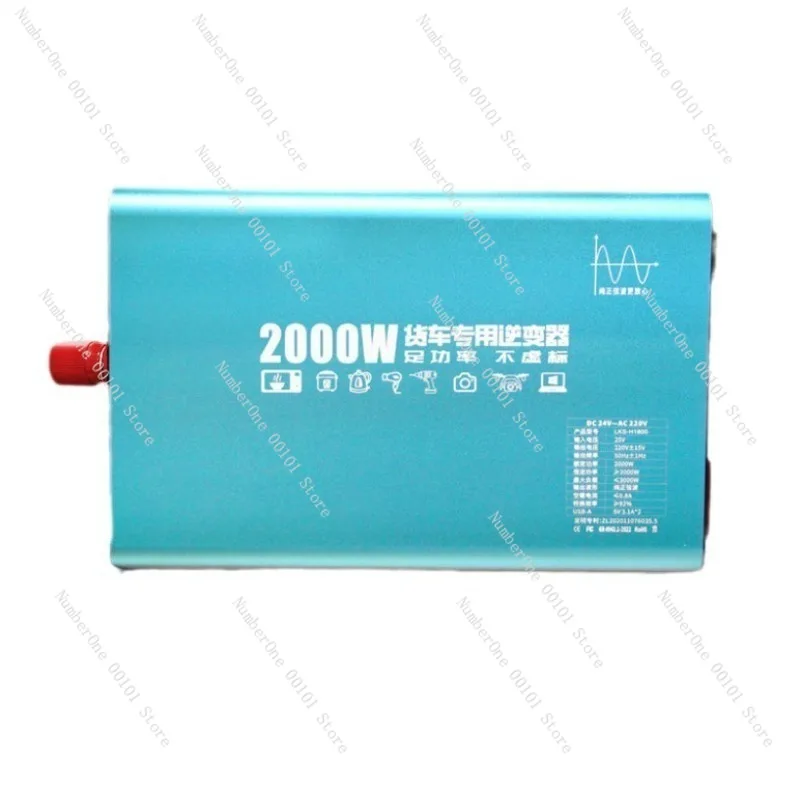 2000w pure sine wave car inverter 12v24v to 220v48v60v power battery inverter converter