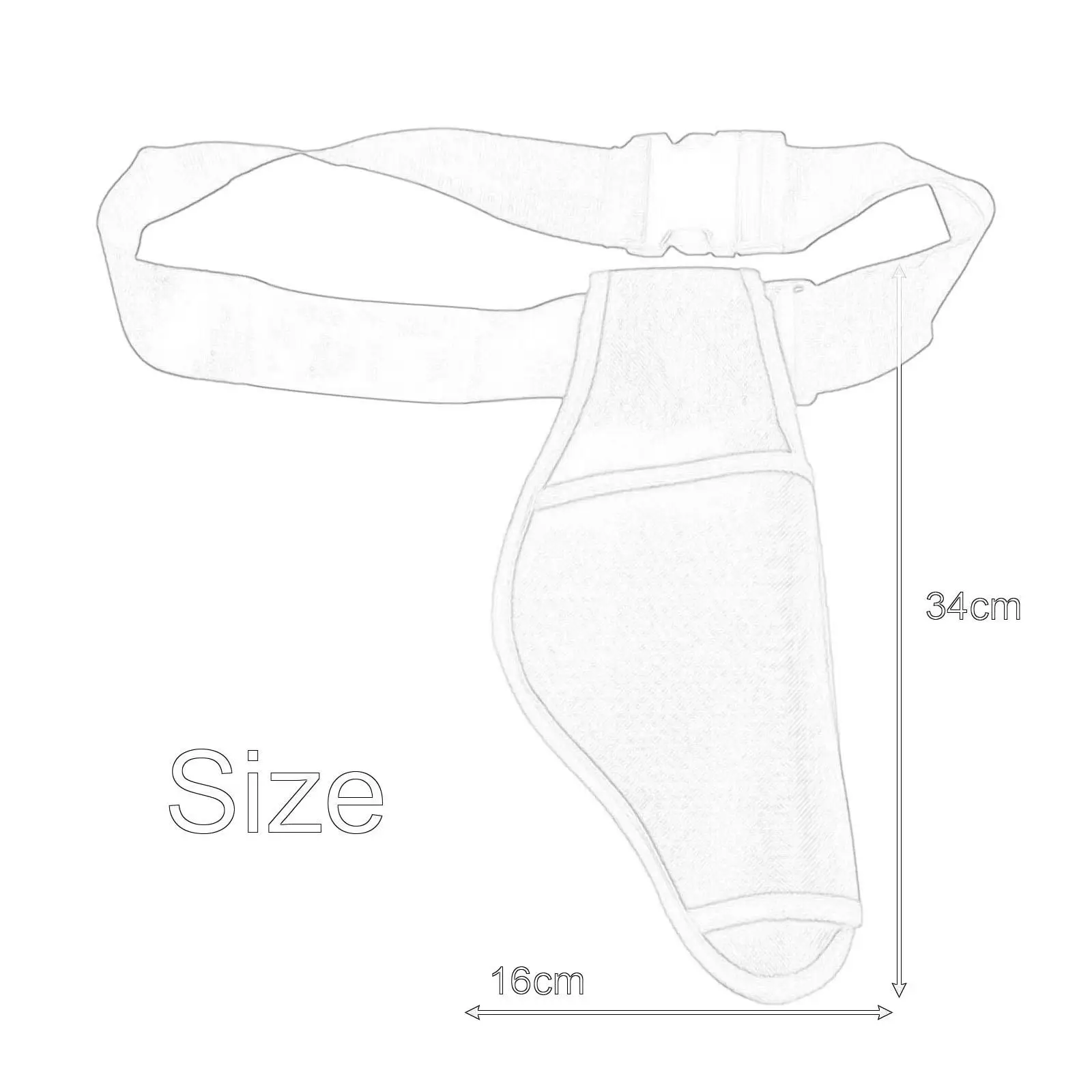Horticulture Electric Scissors Waist Pack Durable Tool Holder Bag for Garden Pruning Shears Storage