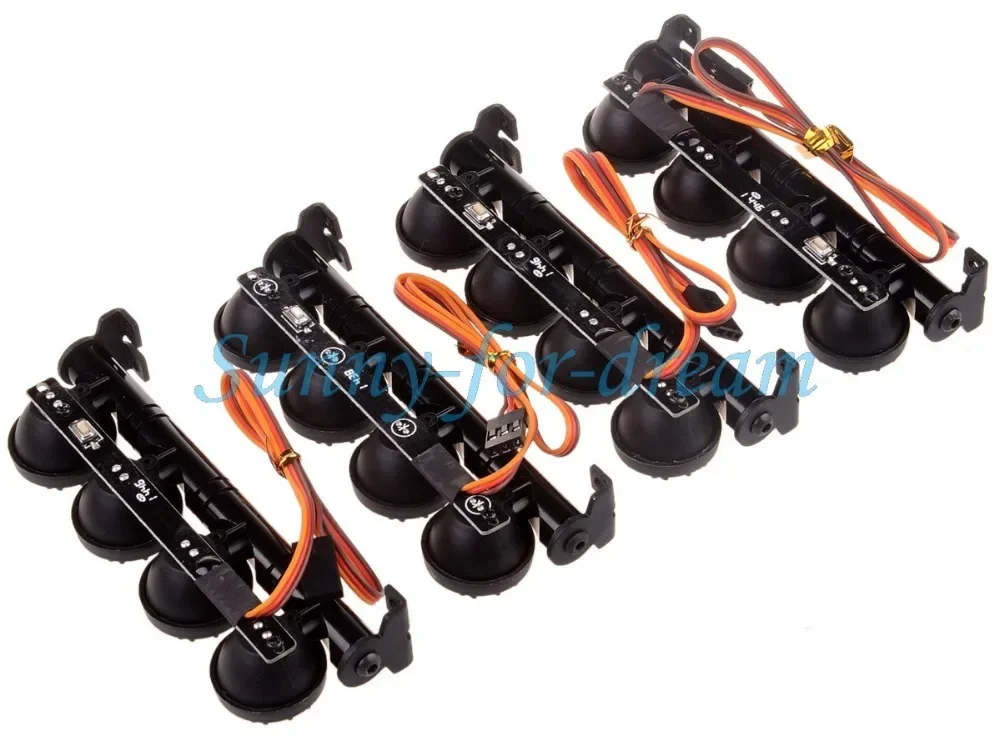 RC Multi Function Ultra LED Light Bar 5 flashing Modes For RC Crawler Car HSP HPI Traxxas 1/10 1/8 D90 SXC10 4WD 506