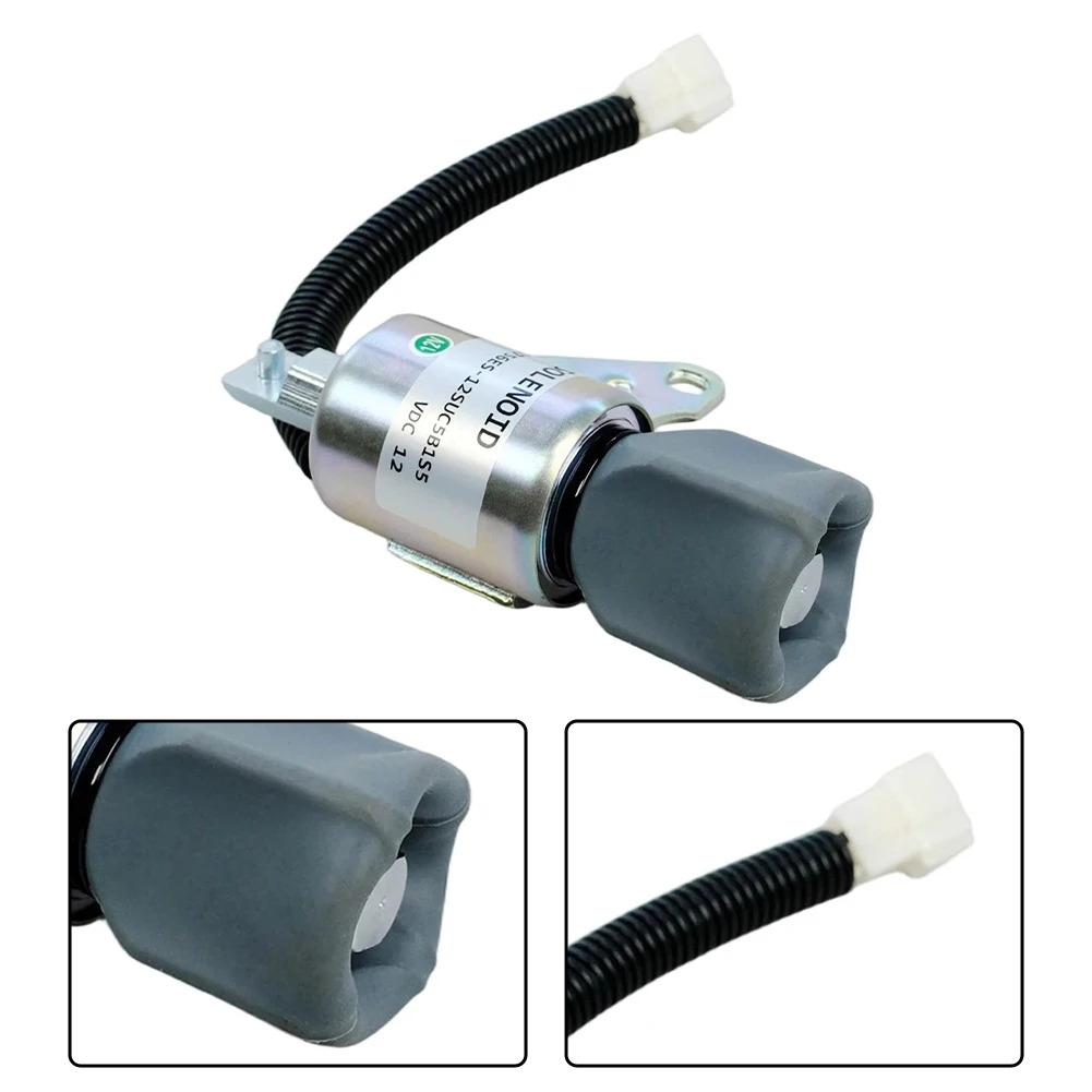 12VDC Fuel Shut Solenoid Valve 1756ES-12SUC5B1S5 SA-5176-12 For Kubota D722 D902 Z482 Engine And For Chevy For Gmc 4. For 3l