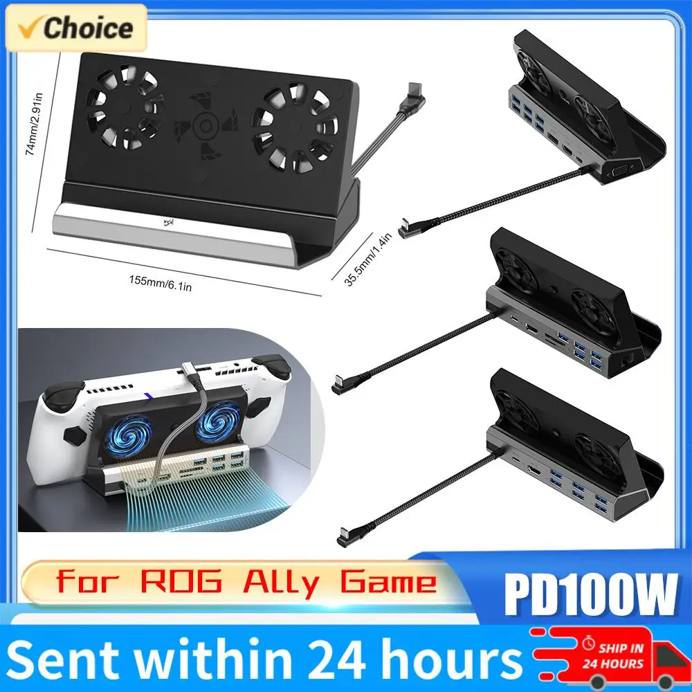 

Док-станция Dock Console Hub, совместимая с HDMI, USB-C, 4K 60 Гц, с поддержкой Gigabit Ethernet 1000 Мбит/с, PD 100 Вт, RJ45 для Steam Deck