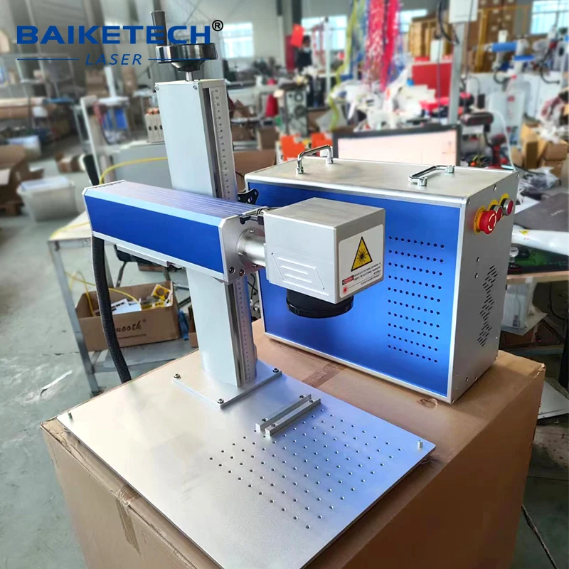 20W Desktop Fiber Laser Engraver Compact Design Small Workshop Hardware Tool Metal Surface Marking Machine