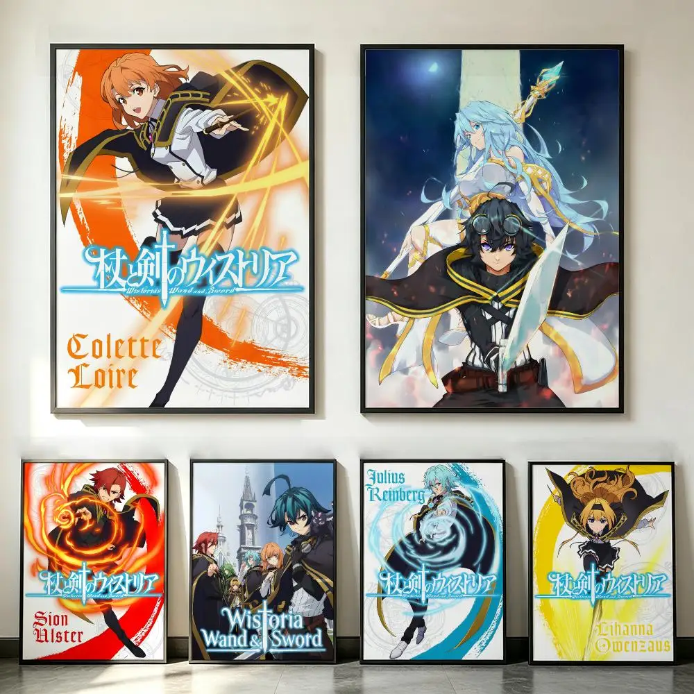anime Wistoria: Wand and Sword Poster Poster HD Trendy SelfAdhesive Wall Art Print For Living Room Bedroom Dorm Office Home Gift
