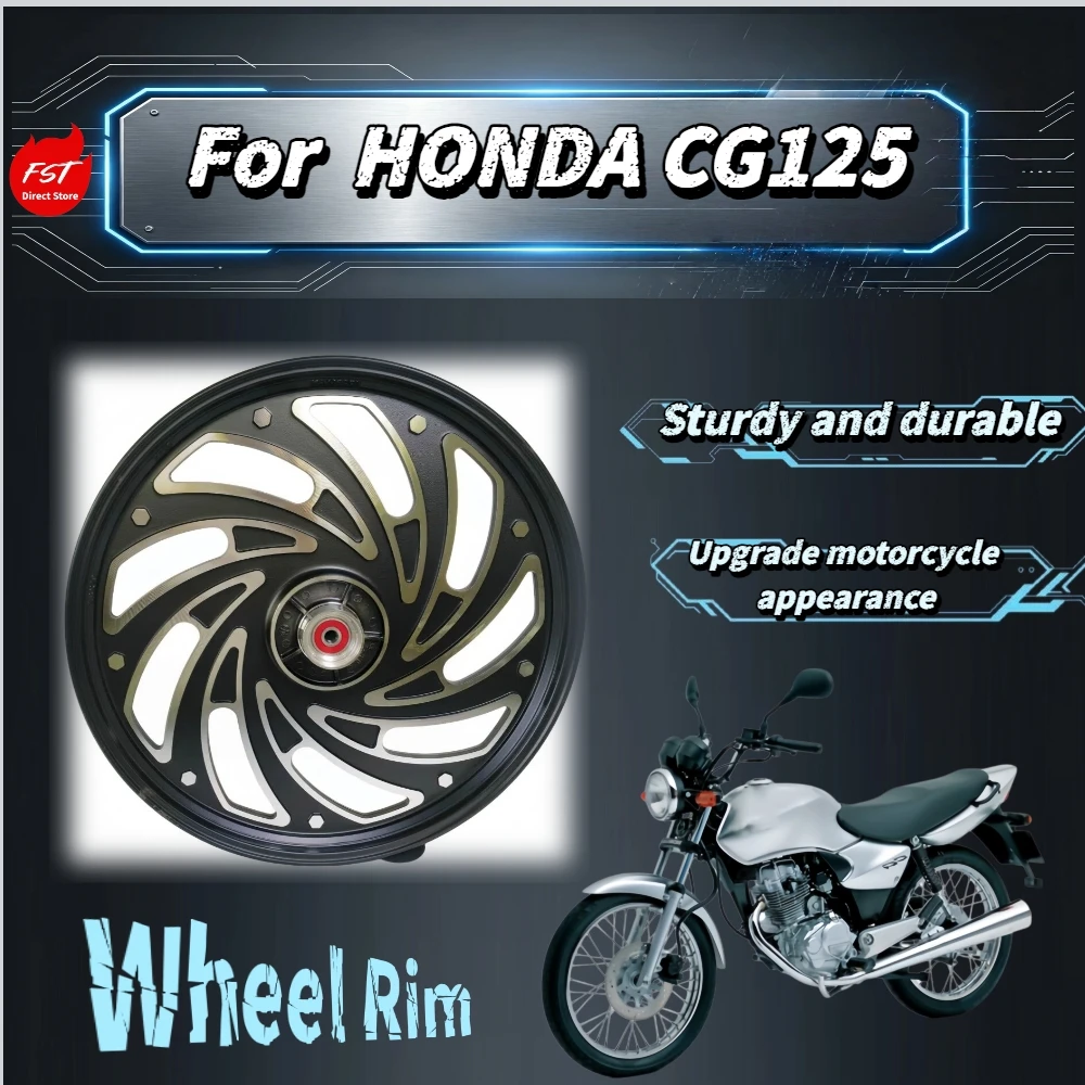 For HONDA CG125 18Inch Alloy Wheel Rim High‑Hardness Anti‑Deformation Stable‑Riding Mod Parts