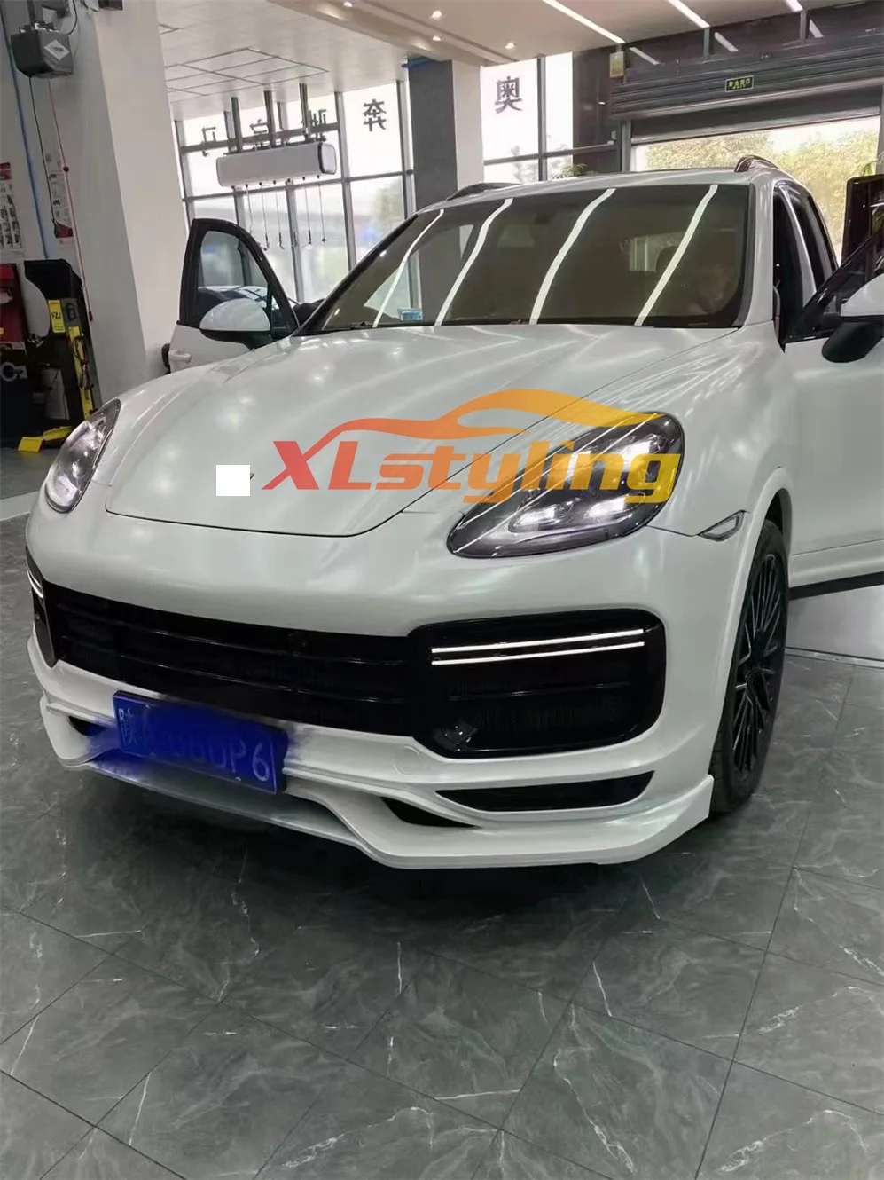 Car Upgrade Body Kit For for por sche Cayenne 958.1 11-14 old to new 9Y0.1 18-23 Turbo Front bumper TKT  bodykit